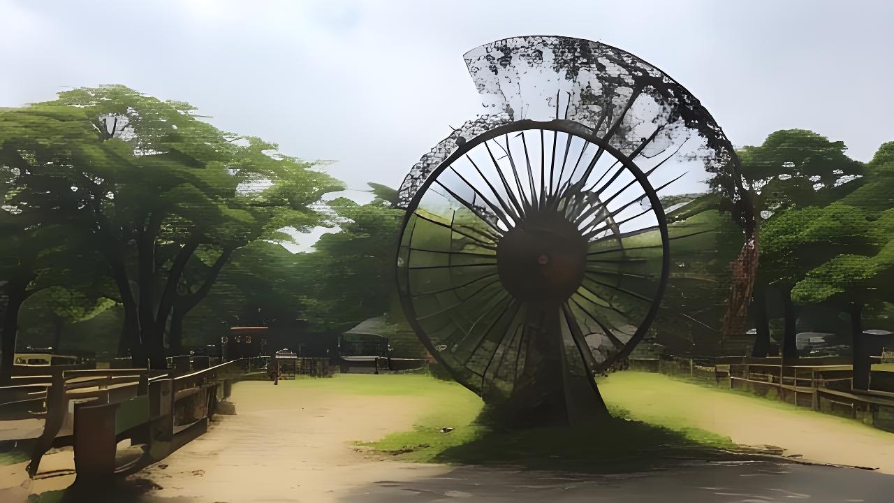 metal tai chi fan